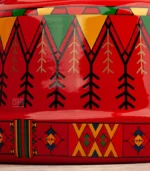 ⁦ابريق غضار نقشة عسيري احمر⁩ - الصورة ⁦9⁩