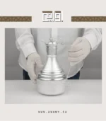 ⁦دلة معدن تراثية منقوشة رسالة ترحيب بضيوفك⁩ - الصورة ⁦10⁩