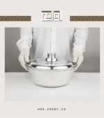 ⁦قدر المنيوم عميق لتحضير اشهى الأصناف سعة 7.5 لتر⁩ - الصورة ⁦7⁩
