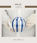 ⁦قطعة فنية تزين مائدة الضيافة ابريق شاي أزرق 800 مل⁩ - الصورة ⁦10⁩