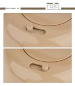 ⁦ترمس شاي بيج بلمسة ذهبية بتقنية الضغط سعة 2.5 لتر⁩ - الصورة ⁦15⁩