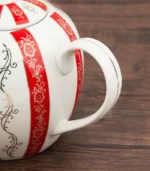 ⁦ذوق رفيع مستوحى من الماضي الجميل ابريق شاي أحمر سعة 1.6 لتر⁩ - الصورة ⁦5⁩