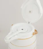 ⁦راحة في كل ضغطة ترمس ابيض مع اللمسة الذهبية سعة 2.5 لتر⁩ - الصورة ⁦10⁩