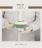 ⁦تمرية غضار تليق بضيافة التمر والقهوة نقش عسيري سعة 300 مل⁩ - الصورة ⁦10⁩