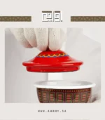 ⁦من الطراز التراثي الى مائدتك العصرية تمرية نقش عسيري سعة 300 مل⁩ - الصورة ⁦11⁩