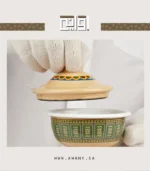 ⁦تقديم التمر بطابع تراثي تمرية غضار بقاعدة سعة 300 مل⁩ - الصورة ⁦11⁩