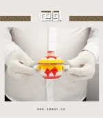 ⁦لمسة تراثية على طاولتك قدر غضار صغير لون أحمر 200 مل⁩ - الصورة ⁦8⁩
