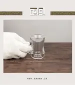 ⁦استكانن مع لون الشاهي الحقيقي استكانات شاي زجاج سعة 100 مل⁩ - الصورة ⁦6⁩